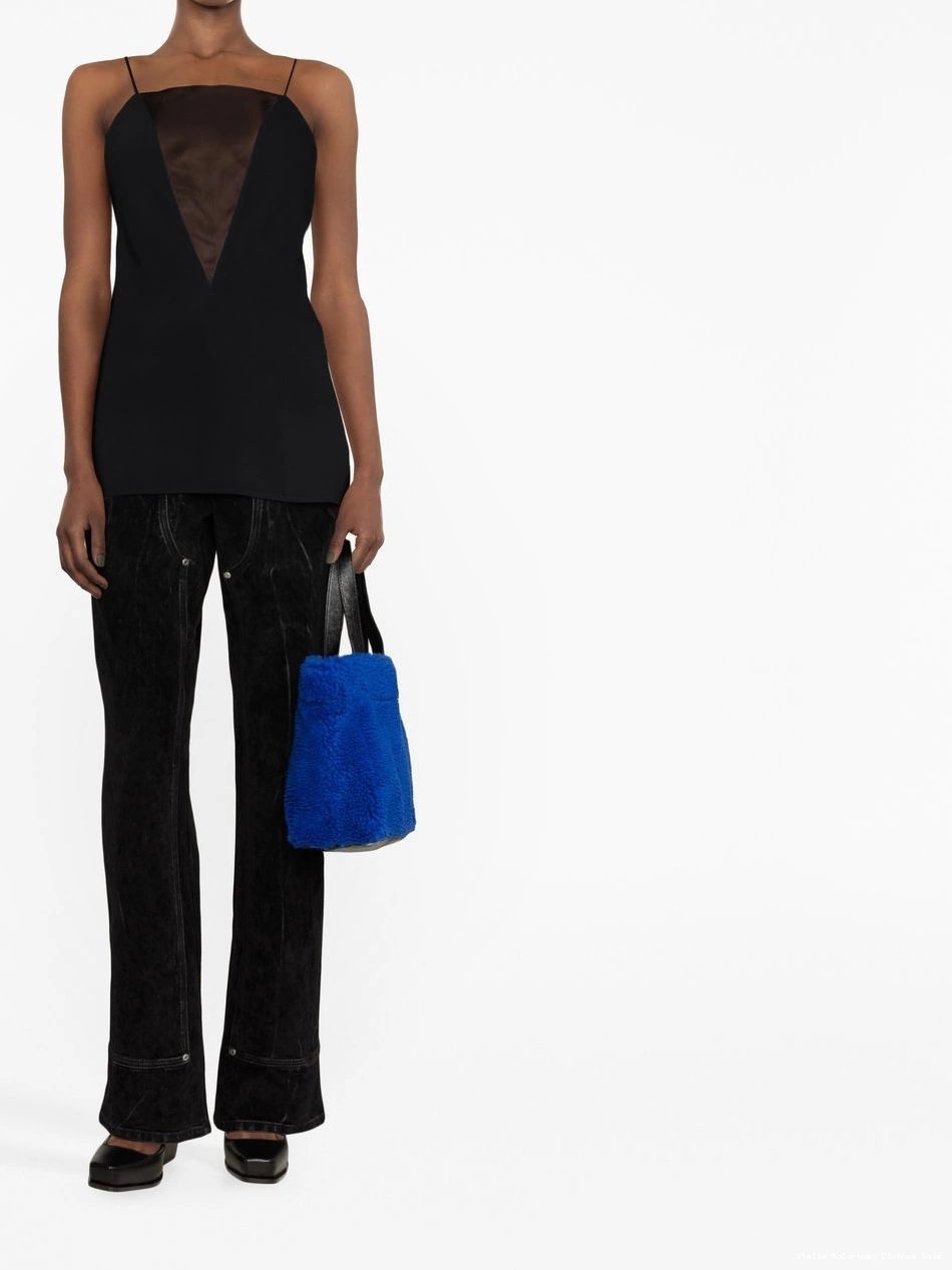 Affordable multi-panel Women Stella top McCartney sleeveless 0710